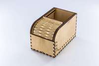 Коробка с гибкой шторкой